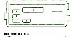 wiring free: Fuse Box Acura 1999 CL Diagram