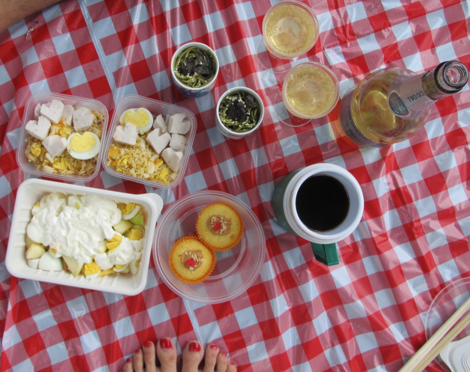 Petals and Pedals Homemade picnic,