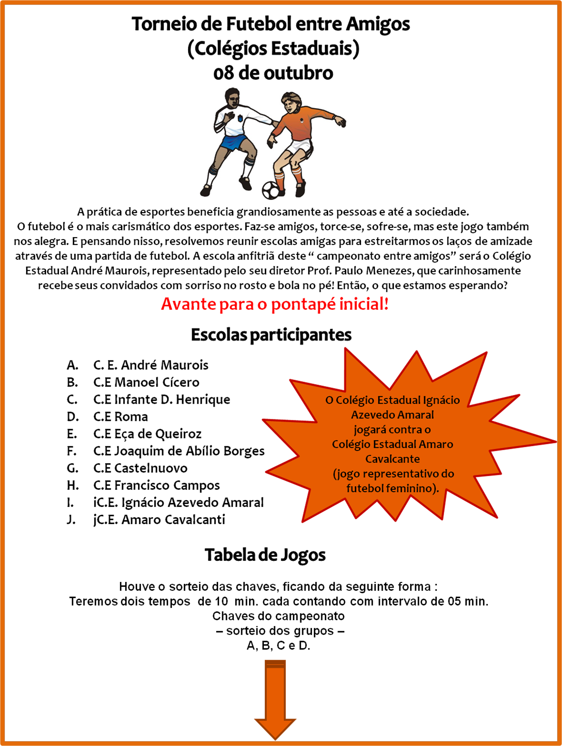 Regras Para Futebol Entre Amigos EDUCA Regras Para Futebol Entre Amigos EDUCA