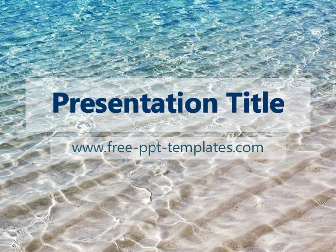Sea PPT Template Mr Templates