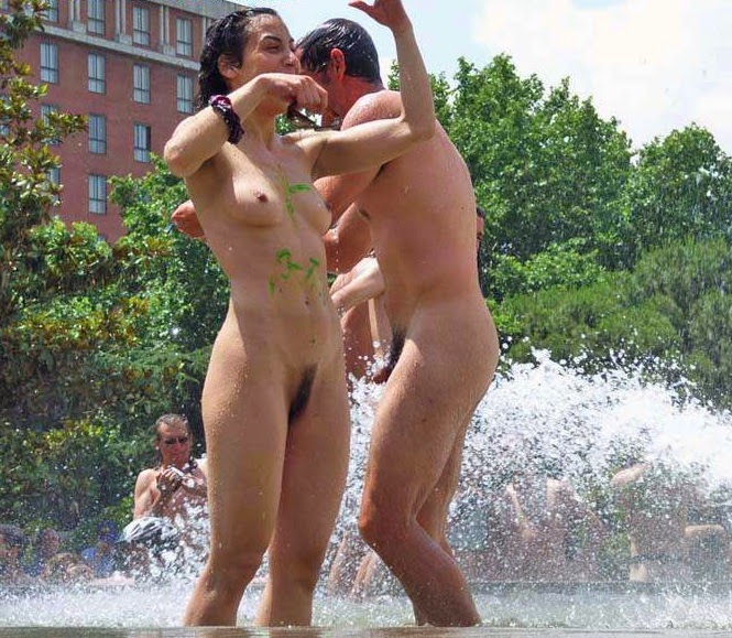 Public Nudity Project Madrid Spain