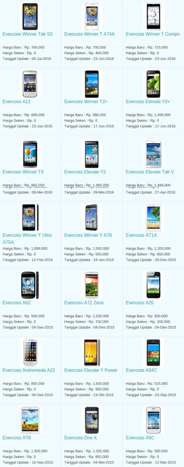 Daftar Harga Hp Terbaru Cross Juli 2016 Daftar Harga Hp Terbaru Cross Juli 2016