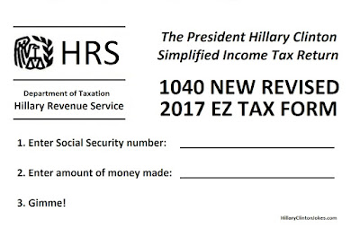 The Hillary Clinton Income Tax Form