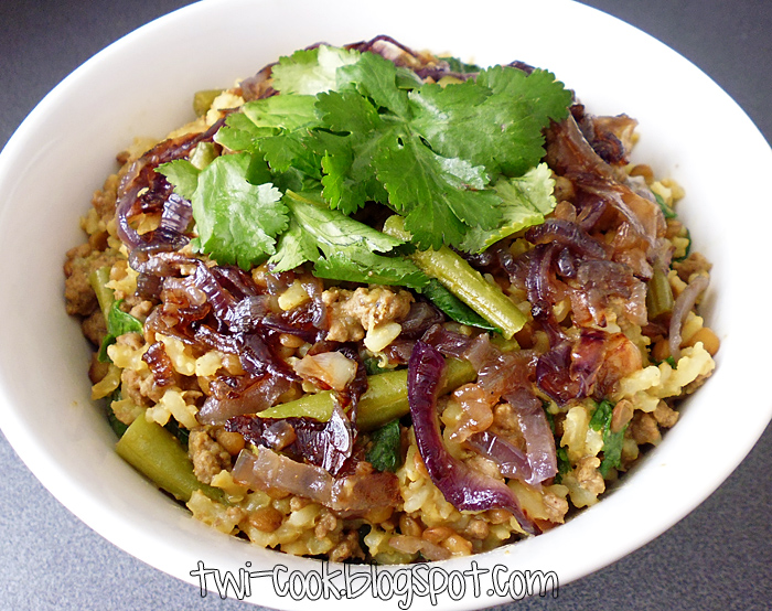 The Way I Cook Beef Mince & Caramelised Onion Pilau