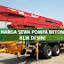 HARGA SEWA POMPA BETON TERBARU 2019