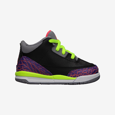 Air Jordan Retro 3 (2c-10c) Toddler Boys' Shoe # 832033-039
