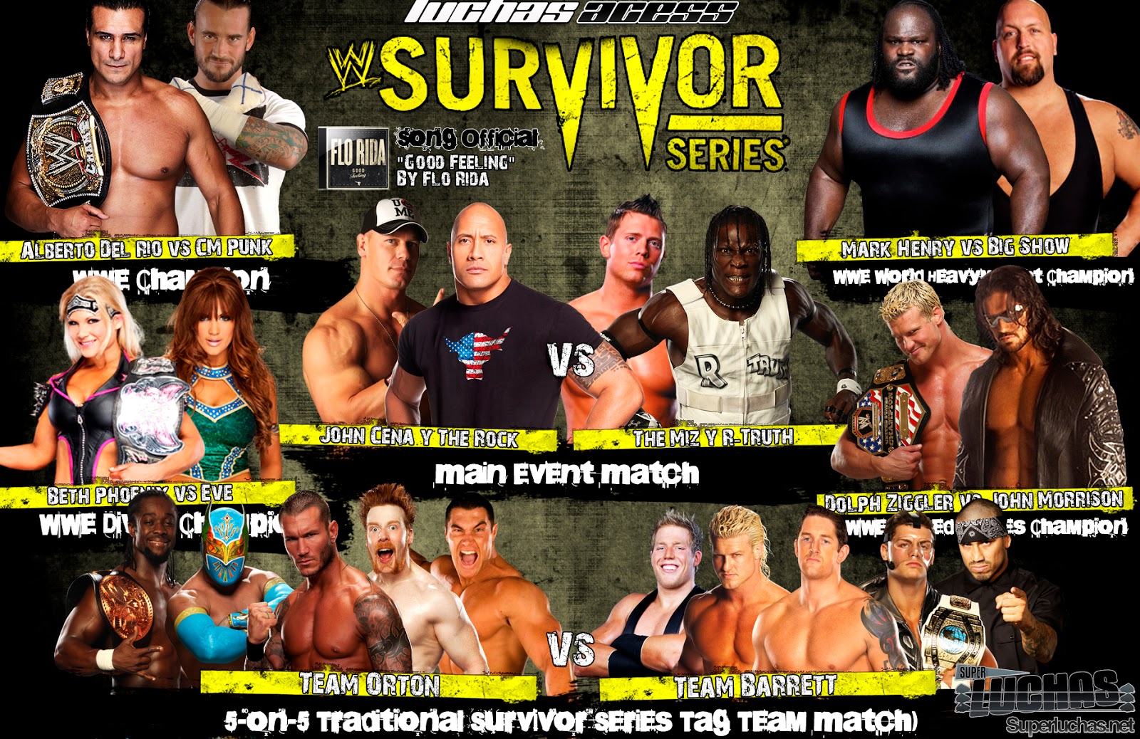 Pics: Background For Wwe Survivor Series 2011