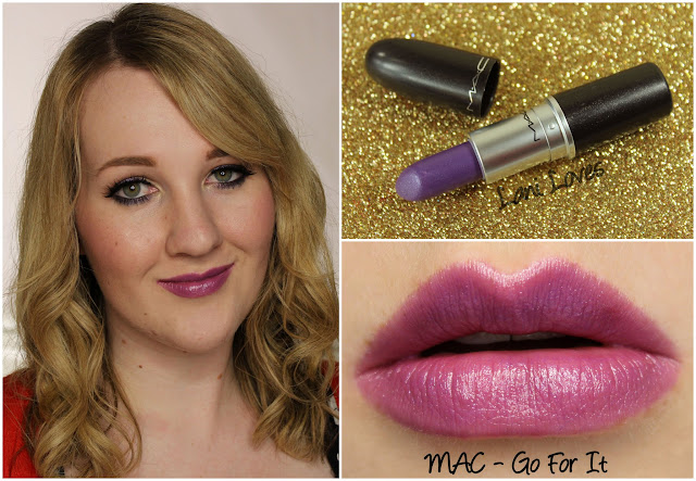 MAC Go For It lipstick swatch MAC Go For It lipstick swatch