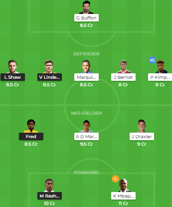 Psg vs mun dream11 Clearance