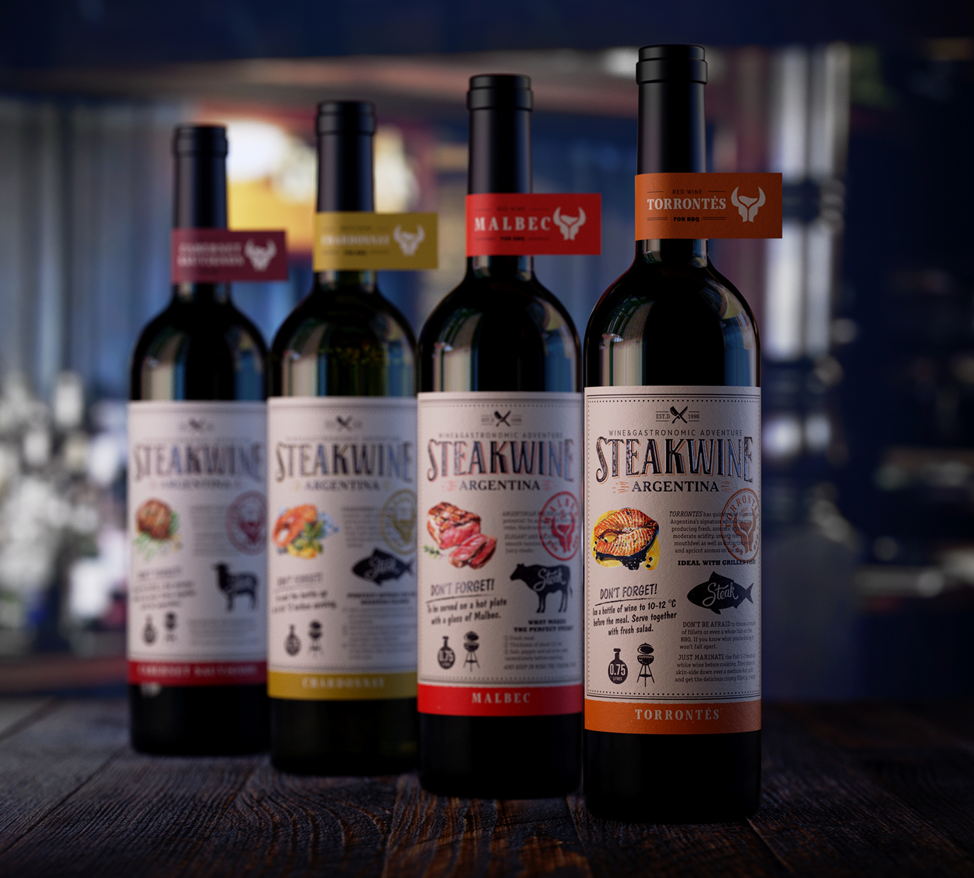 Steakwine – Wine Created For Steaks – Packaging Of The World
