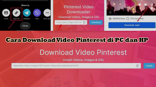 Cara Download Video Pinterest di PC dan HP