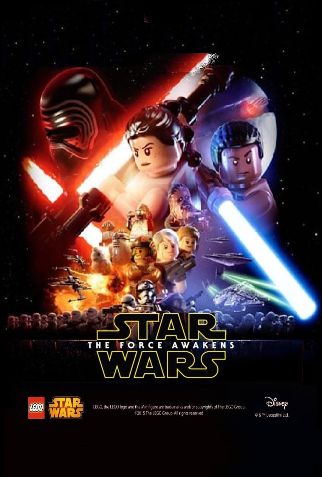 LEGOLEGU: 7 AFFICHES LEGO STAR WARS