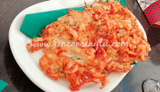 tortillitas de camarones sin gluten en taberna cabildo