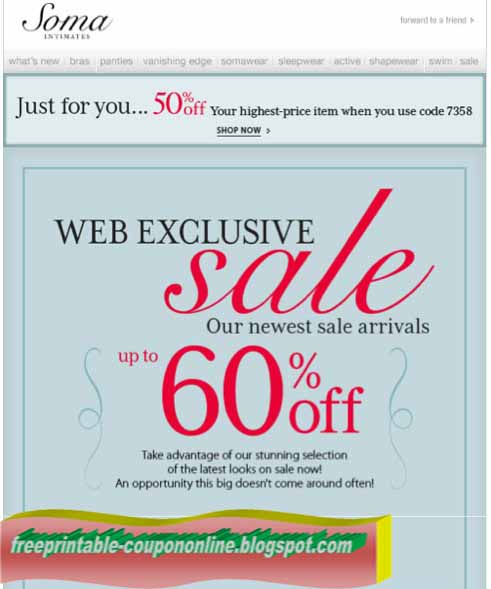 Explore Other Stores Get the latest December coupons and promotion codes automatically applied at checkout. Plus get up to 5% back on purchases at Soma and thousands of other online stores.