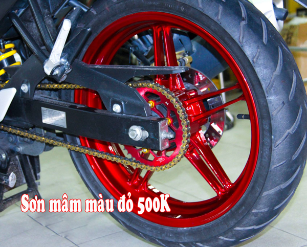 Sơn mâm xe máy một màu, đổi màu góc nhìn, phối màu, tem đấu theo yêu cầu Sơn mâm xe máy một màu, đổi màu góc nhìn, phối màu, tem đấu theo yêu cầu