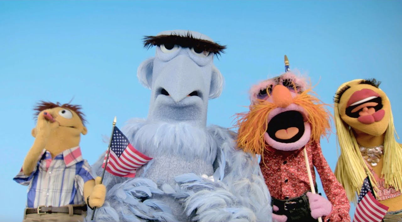 The first, a new 4th of July video from The Muppets. 