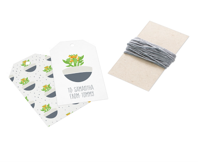 Custom Kalanchoe Pattern Gift Tags from Zazzle Custom Kalanchoe Pattern Gift Tags from Zazzle