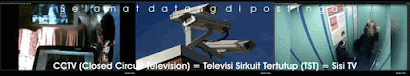CCTV (Closed Circuit Television) = Televisi Sirkuit Tertutup (TST) = Sisi TV