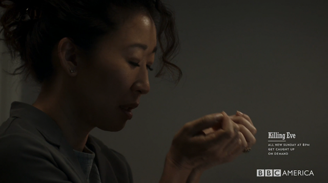 killing eve, obsesja eve, serial, hbo go, bbc america, sandra oh