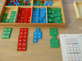 Family FECS: Montessori Activity: Stamp Game - Dynamic Subtraction