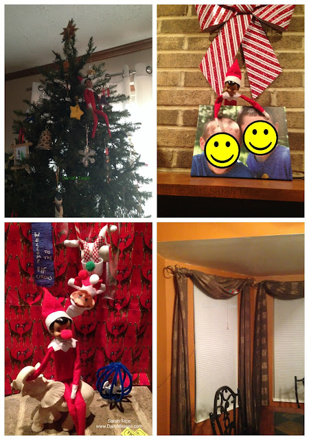 Daily Messes: Elf On The Shelf Days 5-8