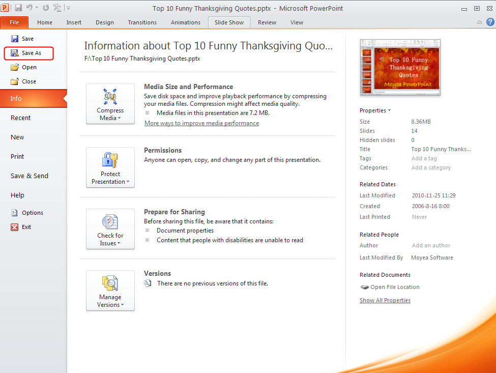 How to Encrypt PowerPoint Files in PowerPoint 2010? Everything about