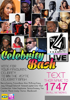 CypressGH.COM: 4syte TV Celebrity Bash to give away 3 Phones this