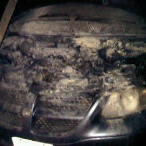 Comedian, Omobaba Loses Car To Fire Accident 2