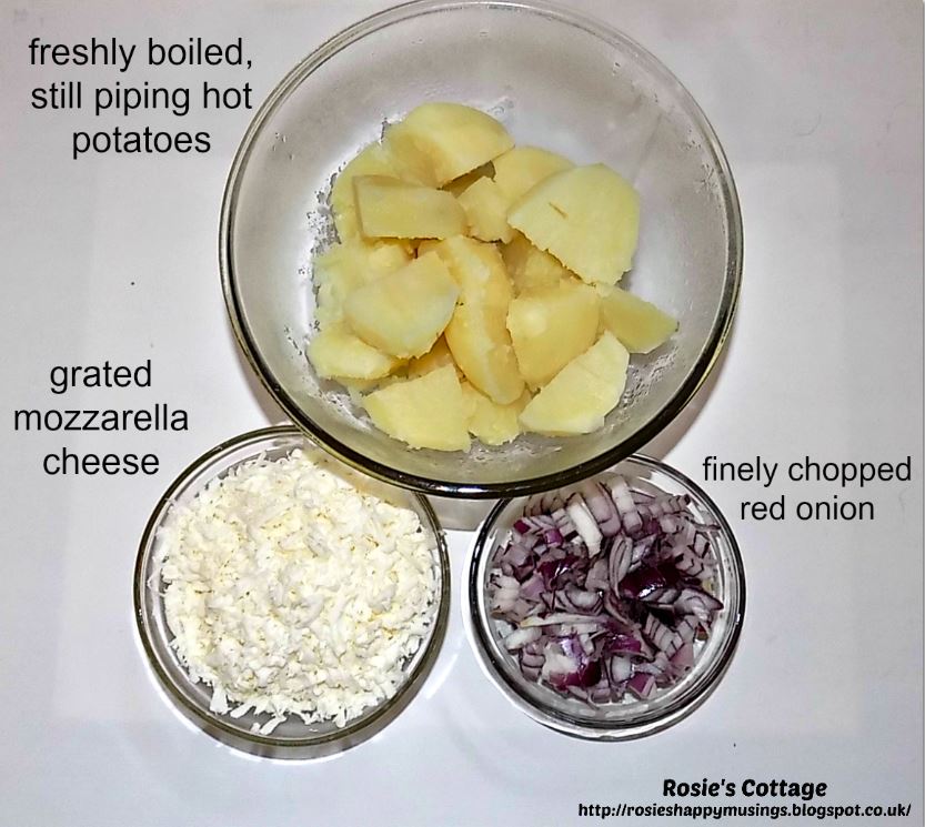 Rosie's Cottage Super Easy, Super Yummy Baked Mozzarella Cheese & Red