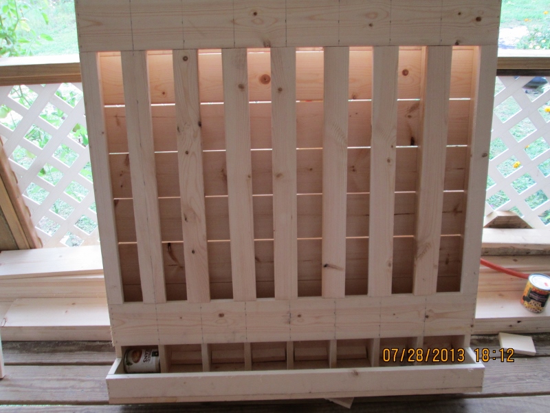 Sugar Mountain's Homesteading Home: Vertical Can Rotation Rack