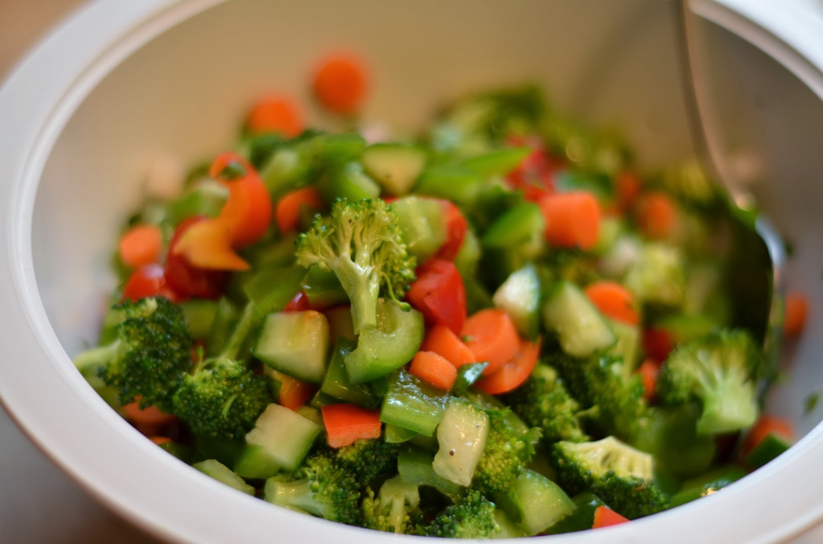 Gluten Free•dom NY Colorful, Crunchy Vegetable Salad