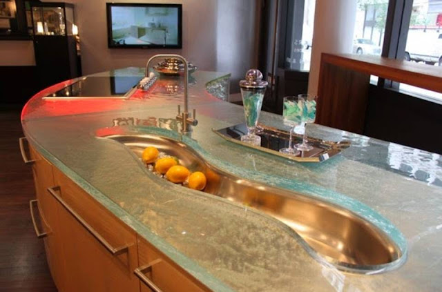Amazing And Unique River Sink for Awesome Kitchen