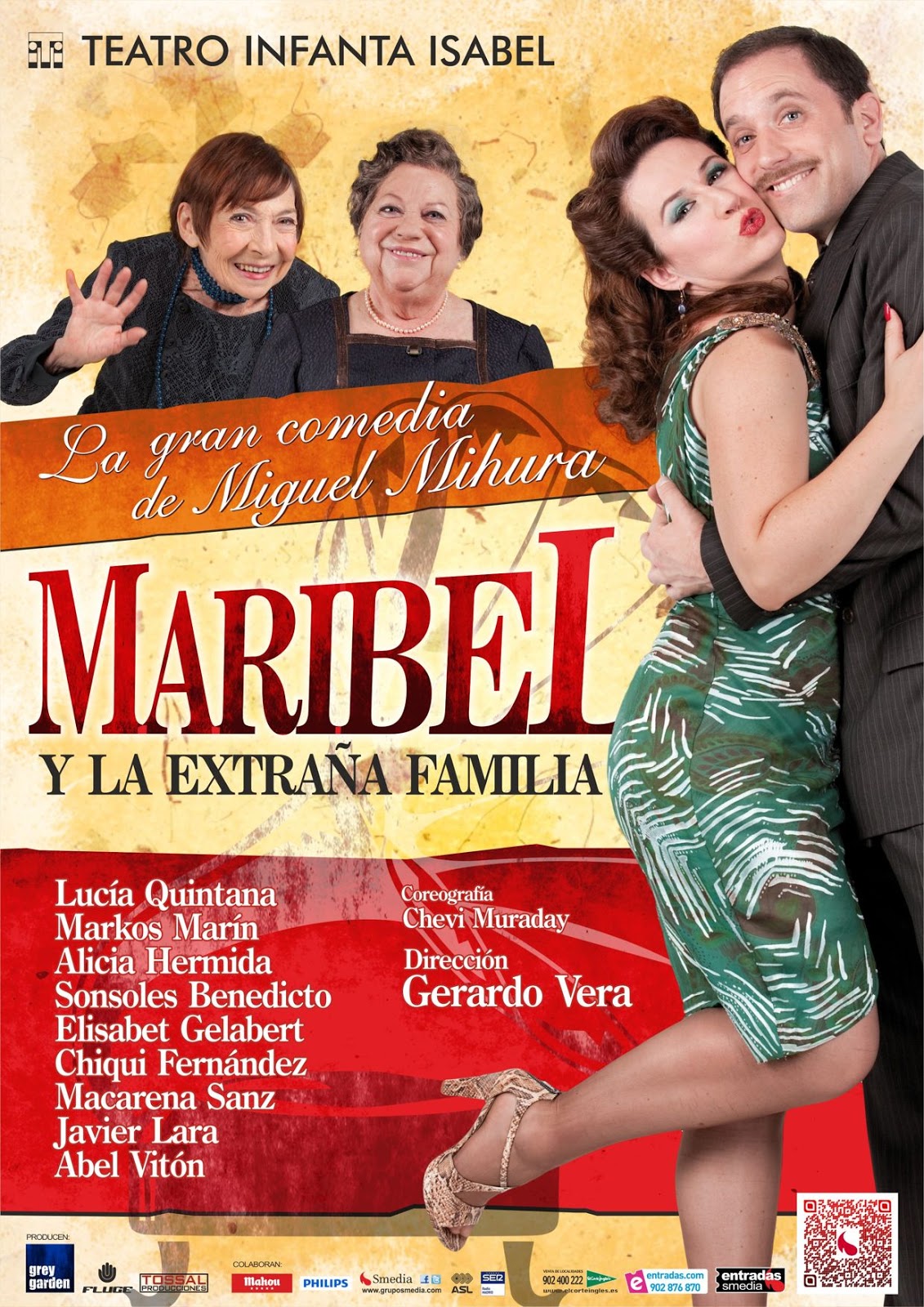 nosolometro Maribel y la extraña familia en el teatro Infanta isabel