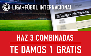 sportium Fútbol: Haz 3 Combinadas recibe 1 Gratis 2 septiembre sportium Fútbol: Haz 3 Combinadas recibe 1 Gratis 2 septiembre