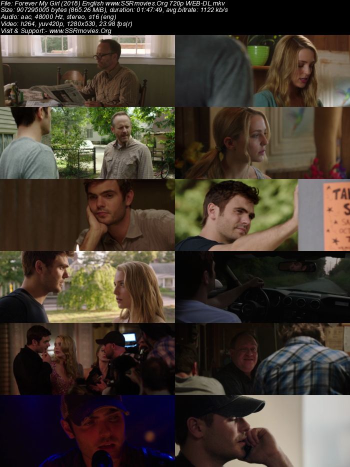Forever My Girl (2018) English 720p