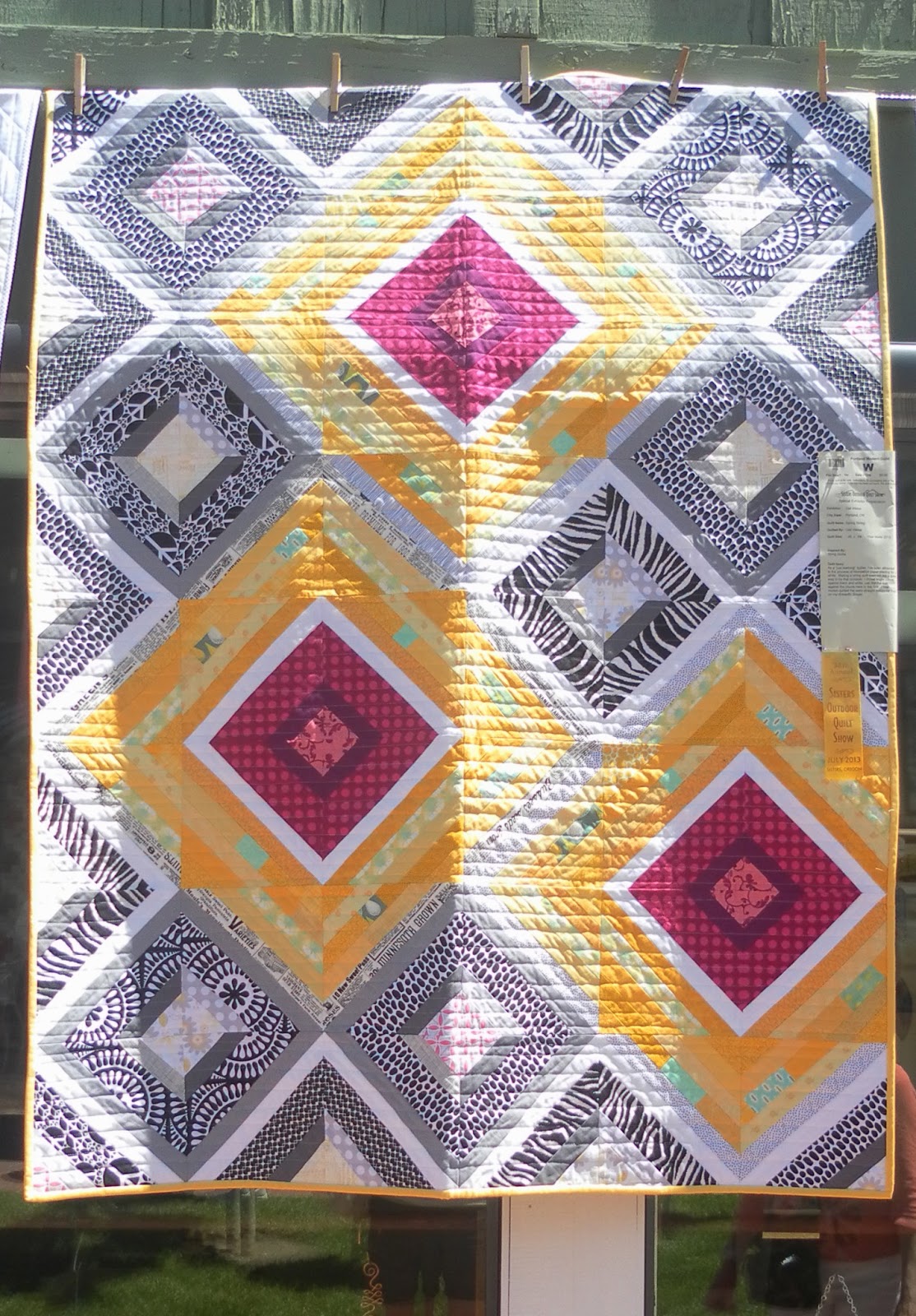 Portland Modern Quilt Guild: PMQG at Sisters Outdoor Quilt Show 2013
