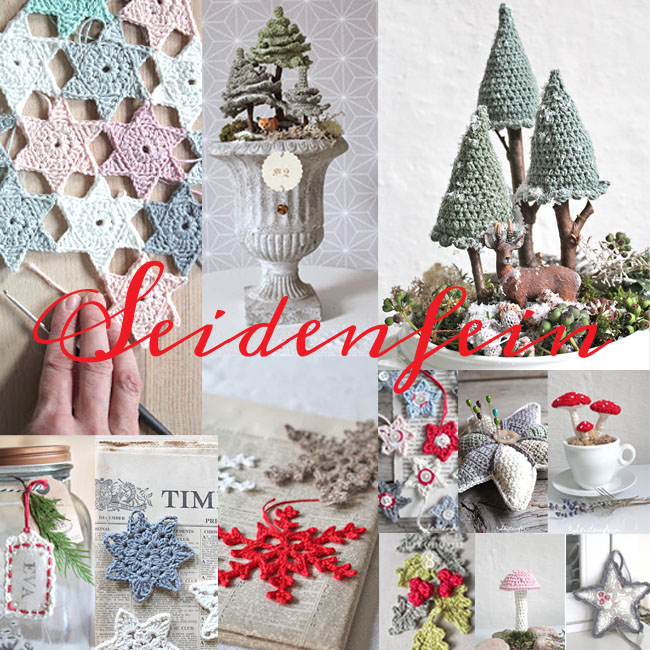 Seidenfeins Blog Vom Schonen Landleben Hakeln Fur Weihnachten Crochet For Christmas