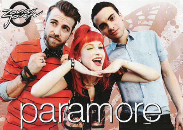 I ♥ Paramore: Póster de Paramore en la revista Zona Joven (Perú).