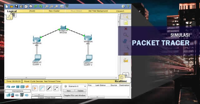 Simulasi Access Point Mode Bridge Pada Packet Tracer