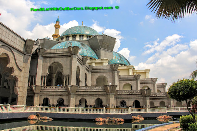 Moat, Wilayah Mosque, KL, Malaysia