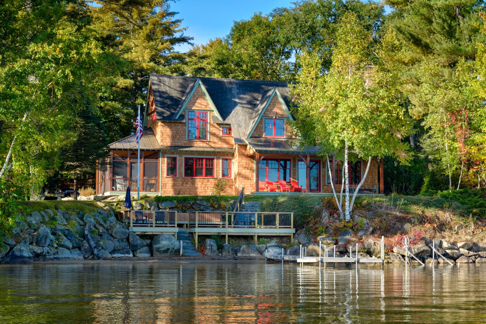 Green Home Design Architect Lake Winnisquam Vacation Cottage