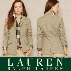 Crown princess Style RALPH LAUREN Lambswool-Blend Tweed Jacket