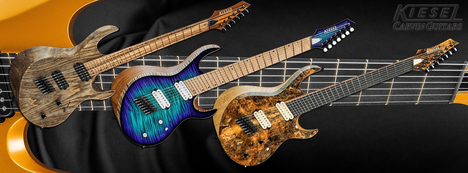 Gear Otaku: Kiesel Guitars がファンドフレットギターAries AM シリーズ発売、ヘッド付きの6弦で1249ドル