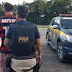 PRF prende condutor argentino por adulteração das placas do veículo