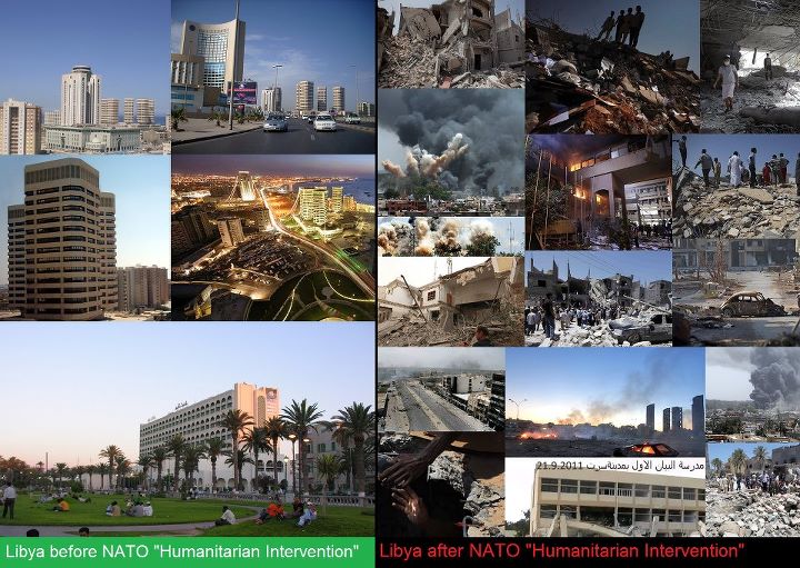The destruction of Libya