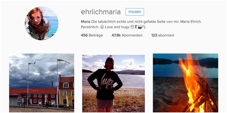 Folgt Maria @ehrlichmaria auf Instagram!