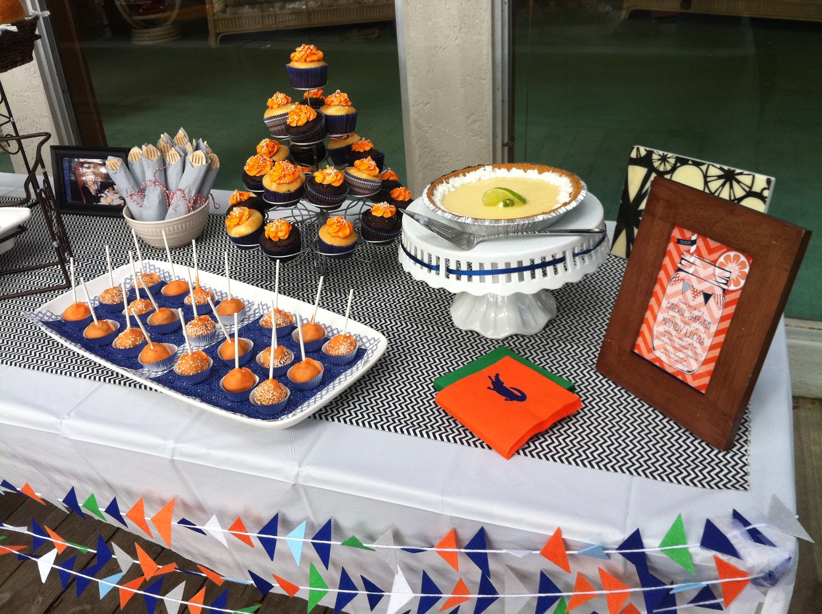 Corin Bakes Southern "Tailgate" Bridal Shower