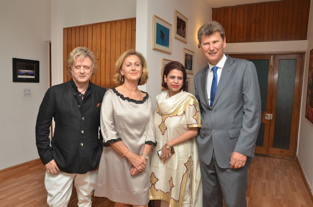 (L-R) Rohit Bal, Dominique Ambroise Ibsen, Julie Deb, Thorir Ibsen, (L-R) Rohit Bal, Dominique Ambroise Ibsen, Julie Deb, Thorir Ibsen,