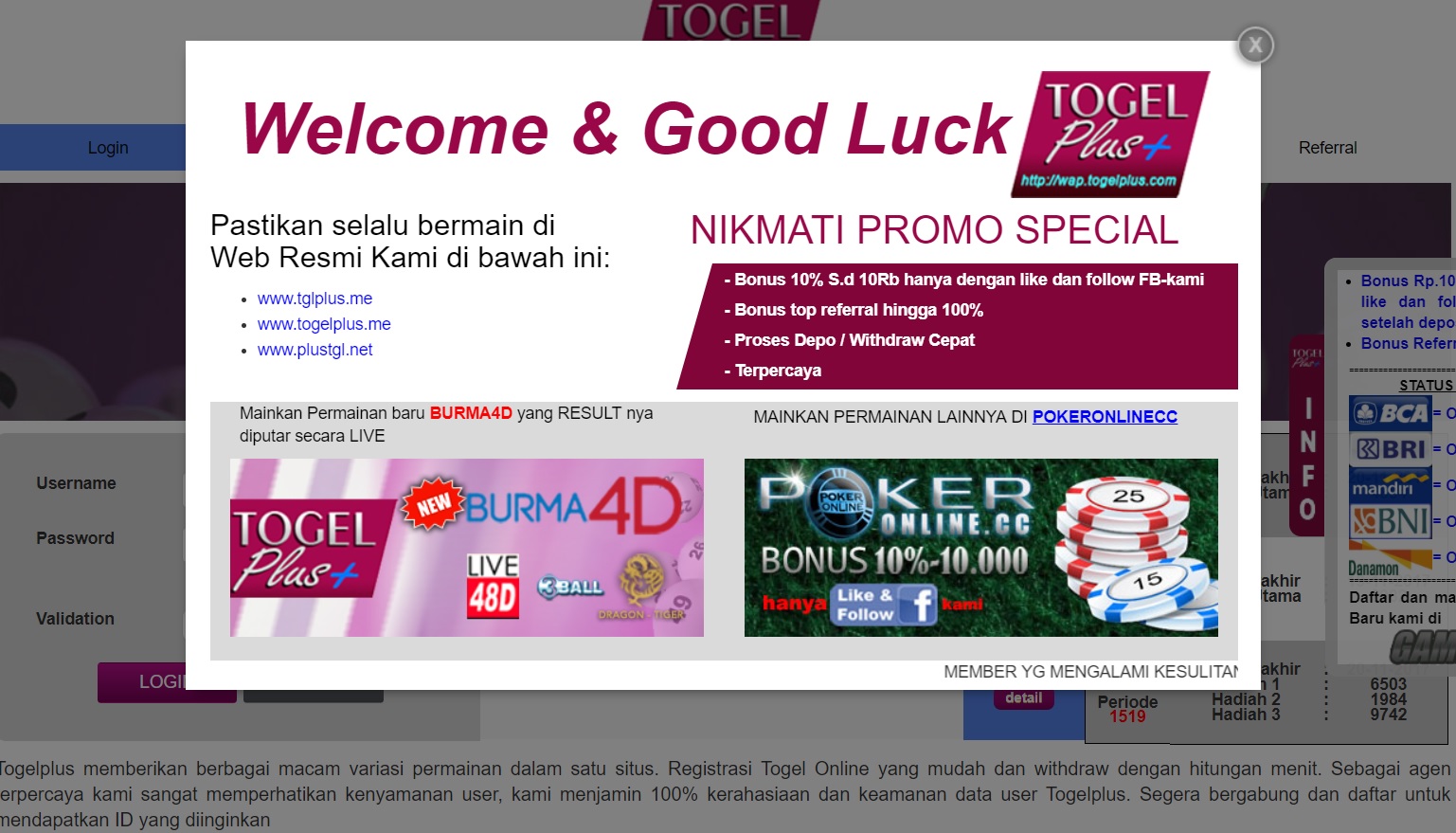Review Situs Togelplus Agen Togel Online Terpercaya