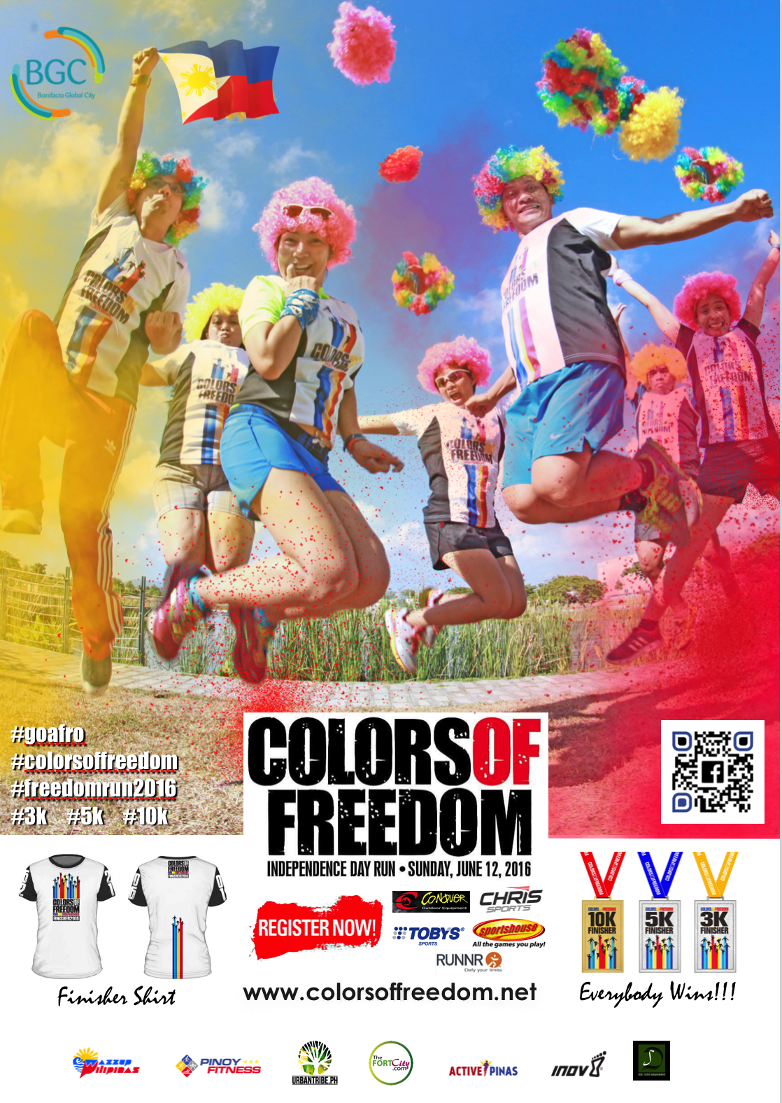 Colors of Freedom 2016 Independence Day Run Wazzup Pilipinas News